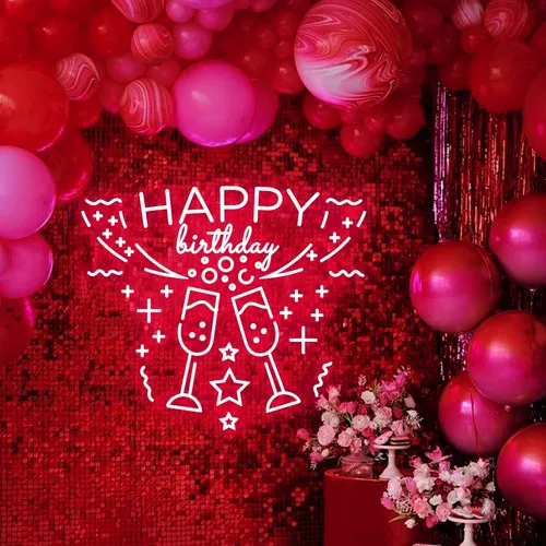 Birthday Cocktail Party Neon Sign - Australia Promo Now