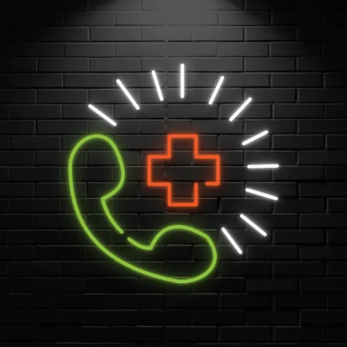 Emergency Call Neon Sign - Australia Promo Now
