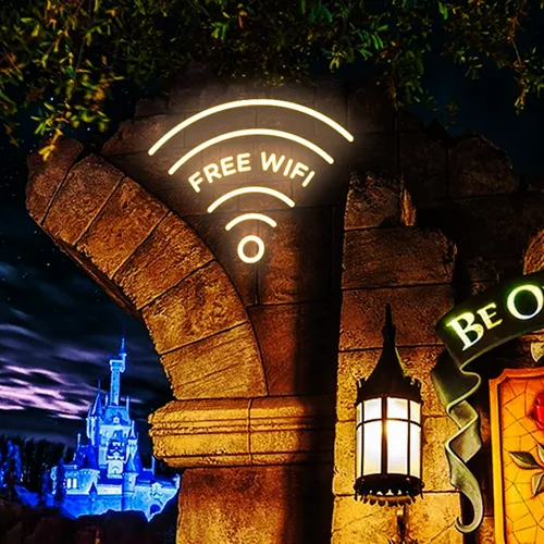 Free Wifi Neon Sign - Australia Promo Now