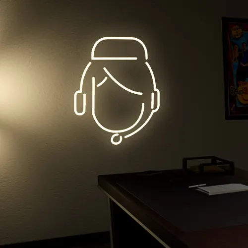 Customer Care Neon Sign - Australia Promo Now