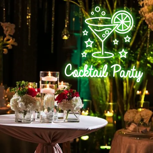 Cocktail Party Neon Sign - Australia Promo Now