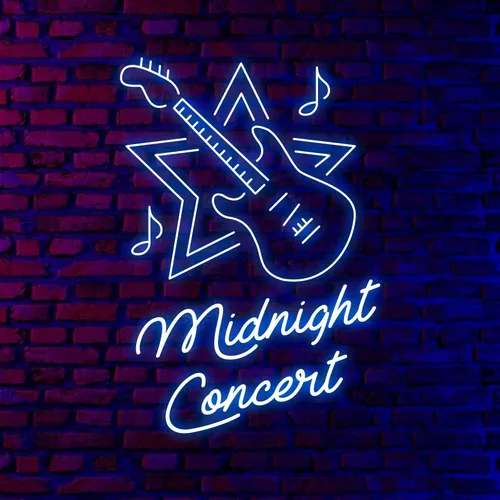 Midnight Concert Neon Sign - Australia Promo Now