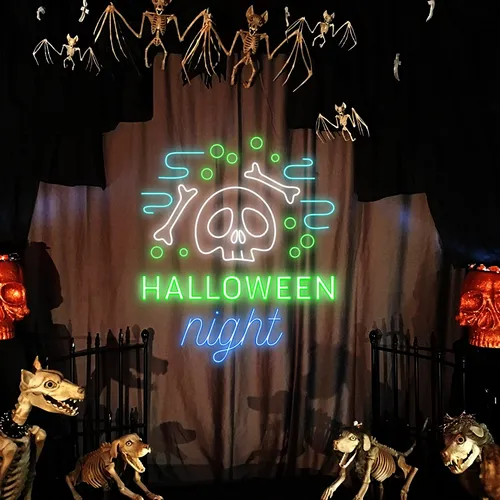 Halloween Night Neon Signs - Australia Promo Now