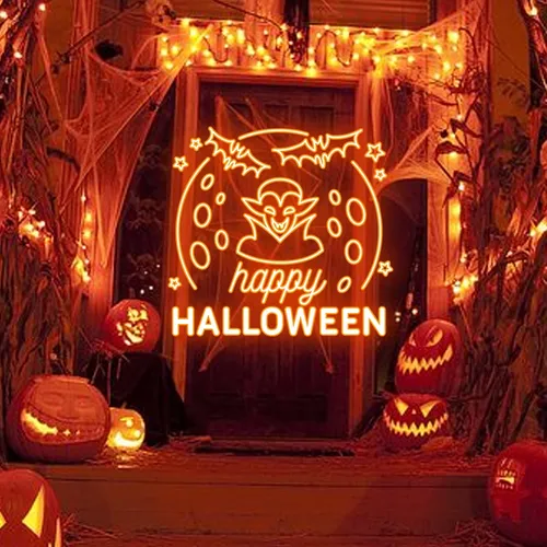 Happy Halloween Dracula Neon Sign - Australia Promo Now
