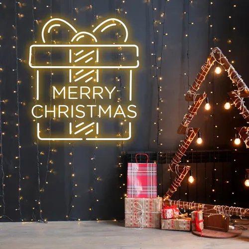 Merry Christmas Gift Neon Sign - Australia Promo Now