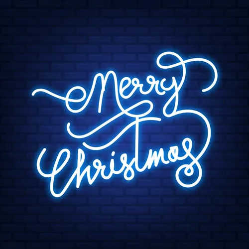 Merry Christmas Handwriting Neon Sign - Australia Promo Now