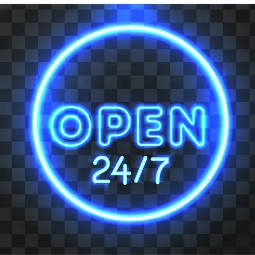 Open Neon Sign - Australia Promo Now