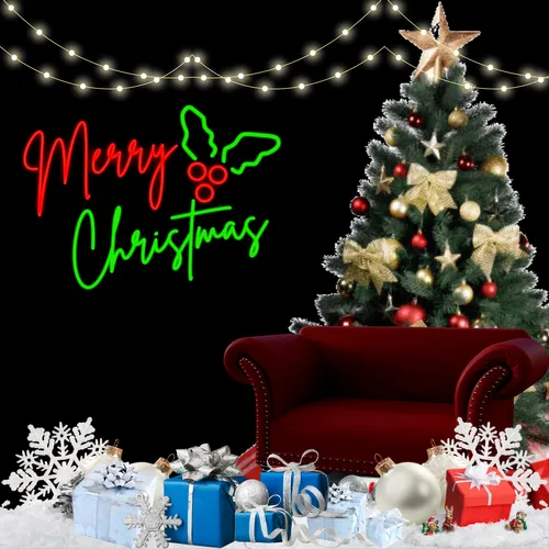 Sparkly Yuletide Neon Sign - Australia Promo Now