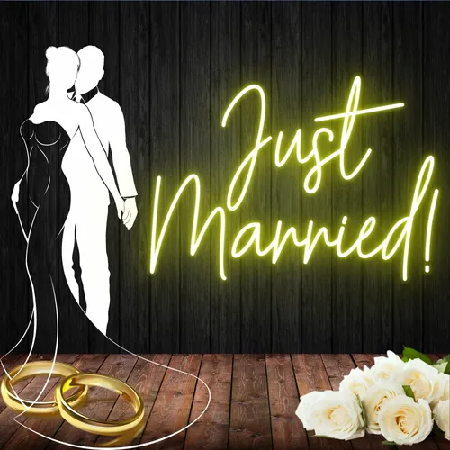 Just Married! Neon Sign - Australia Promo Now