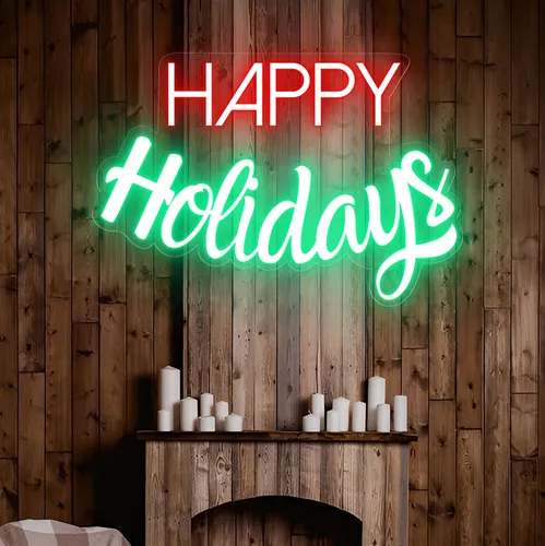 Happy Holidays Neon Sign - Australia Promo Now