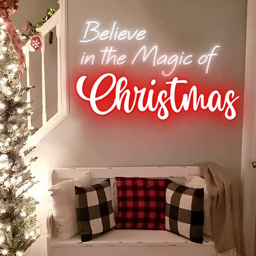 Believe in the Magic of Christmas Neon Sign - Australia Promo Now