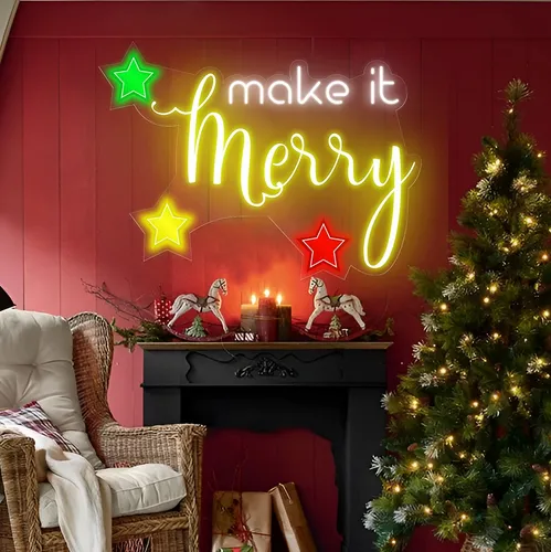 Make it Merry Neon Sign - Australia Promo Now