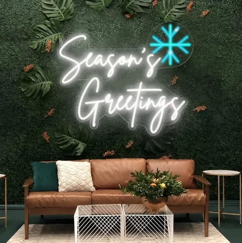 Season’s Greetings Neon Sign - Australia Promo Now
