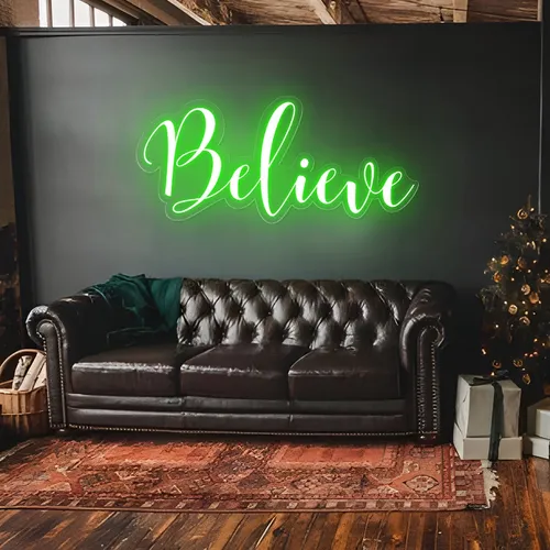 Believe Neon Sign - Australia Promo Now
