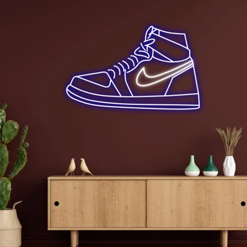 Sneaker Blue White Neon Sign - Australia Promo Now