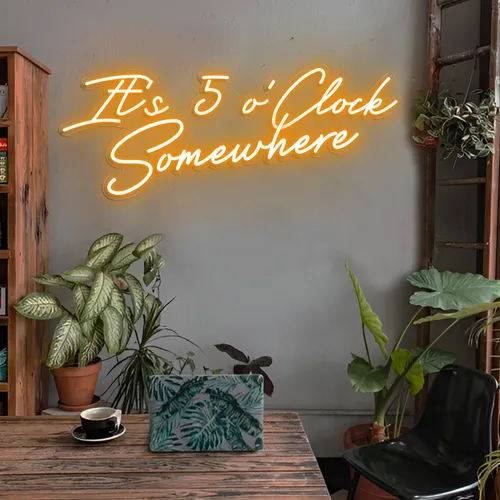 It's 5 o'Clock Somewhere LED Neon Sign - Australia Promo Now