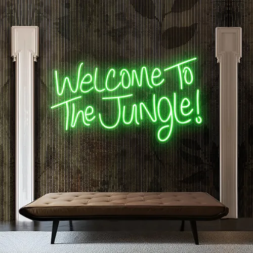 Welcome To The Jungle LED Neon Sign - Australia Promo Now