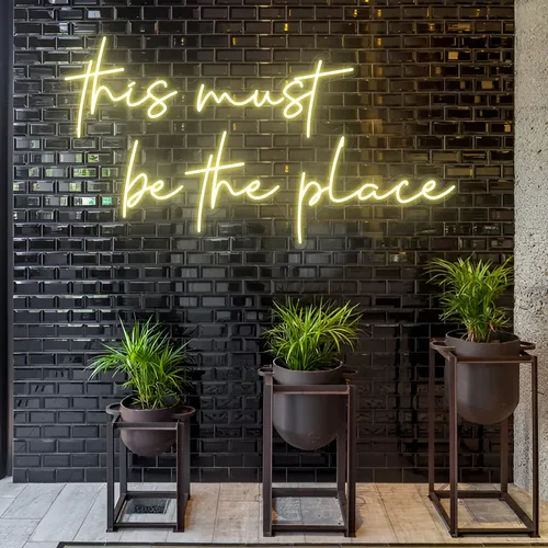 This Must Be The Place LED Neon Sign - Australia Promo Now