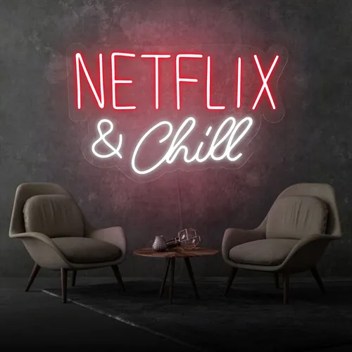 Netflix and Chill Neon Sign - Australia Promo Now
