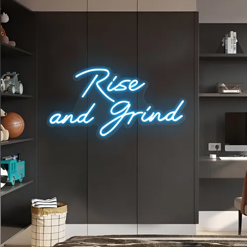 Rise and Grind Neon Sign - Australia Promo Now