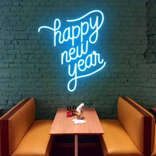 Happy New Year Neon Sign - Australia Promo Now
