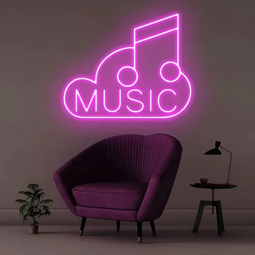 Music Neon Sign - Australia Promo Now