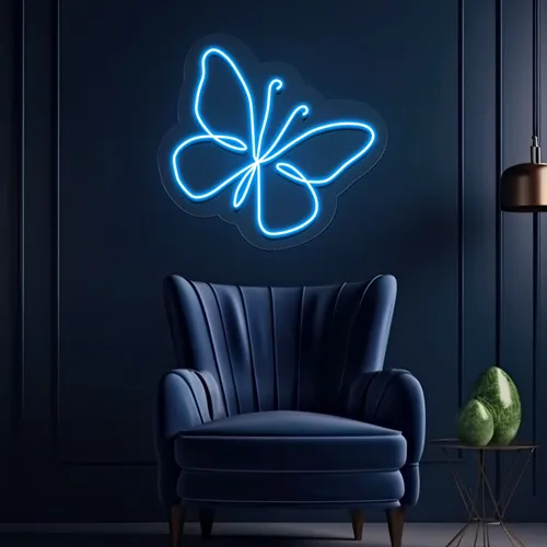 Scribble Butterfly Neon Sign - Australia Promo Now