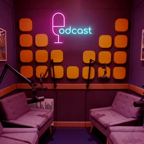 Cool Podcast Neon Sign - Australia Promo Now