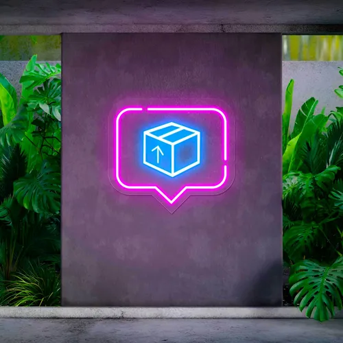 Box Drop Off Neon Sign - Australia Promo Now