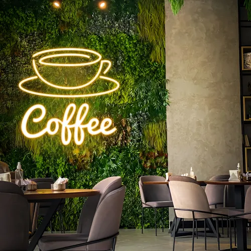 Brew & Glow Coffee Neon Sign - Australia Promo Now