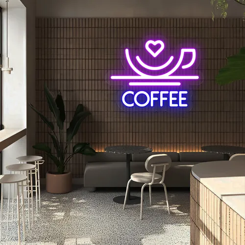 Charm with Love Coffee Neon Sign - Australia Promo Now
