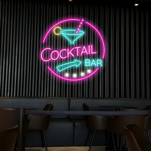 Radiant Cocktail Bar Neon Sign - Australia Promo Now