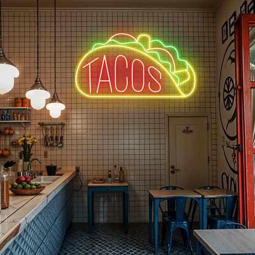 Neon Taco Sign - Australia Promo Now