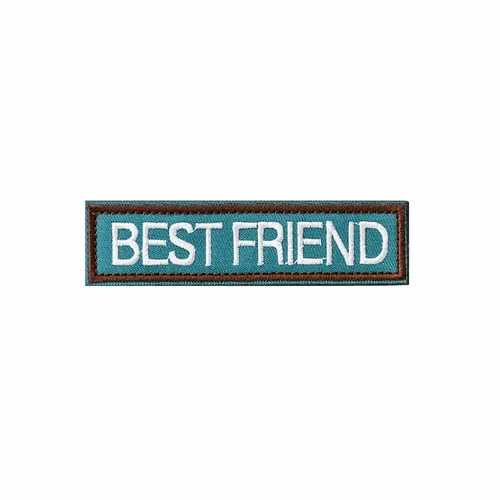 Blue and Brown Best Friend Patch - Australia Promo Now