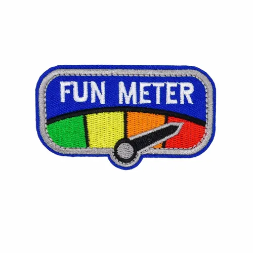 Blue and Grey Fun Meter Patch - Australia Promo Now
