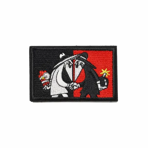 Black and Red White Hat vs Black Hat Patch - Australia Promo Now