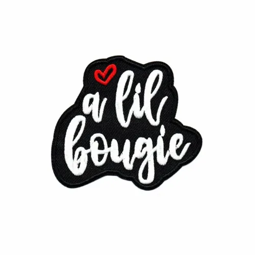 Black and White A lil Bougie Patch - Australia Promo Now