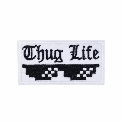 Black and White Thug Life Patch - Australia Promo Now