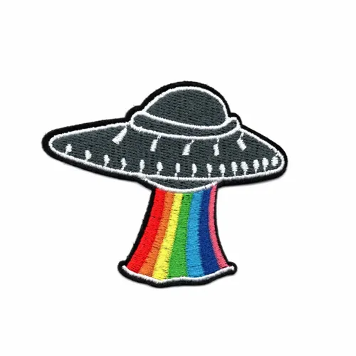 Rainbow and Black UFO Patch - Australia Promo Now