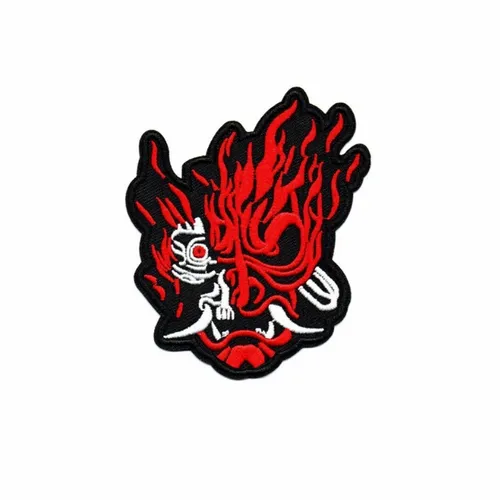Red and White Oni Patch - Australia Promo Now