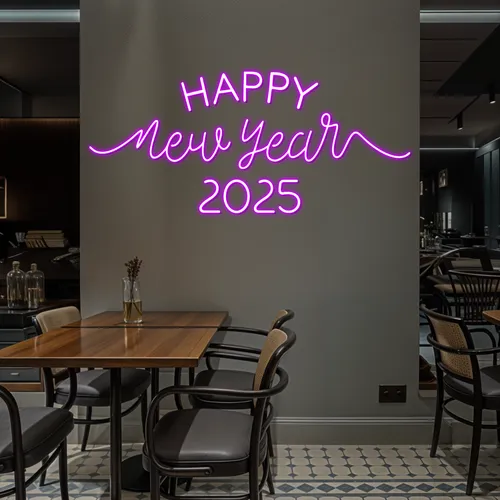 Happy New Year 2024 Neon Sign - Australia Promo Now