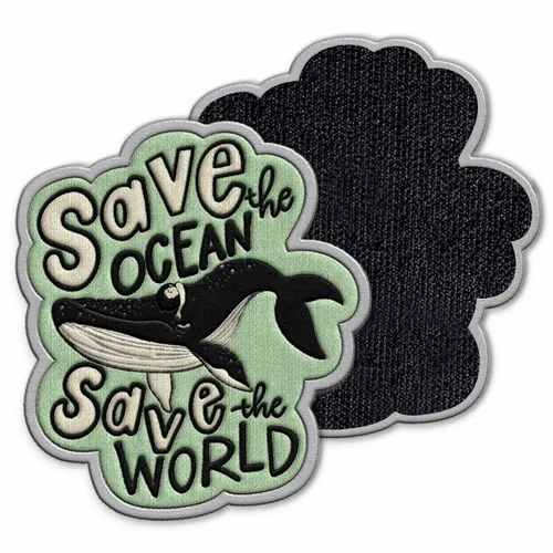 Save the Ocean Velcro Patch - Australia Promo Now