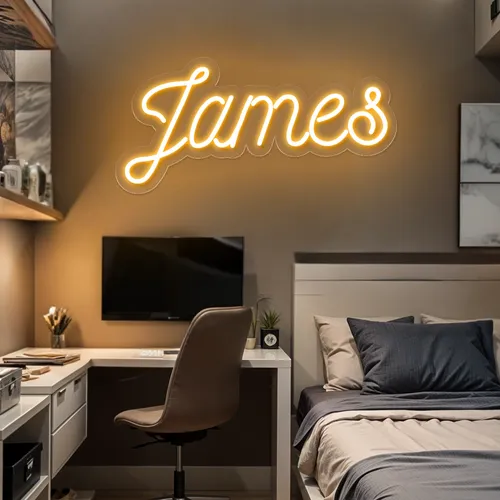 James Neon Sign - Australia Promo Now