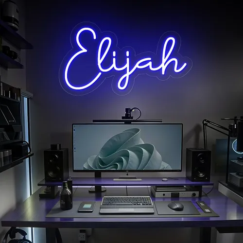 Elijah Neon Sign - Australia Promo Now