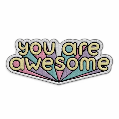 You Are Awesome Iron On Patch - Australia Promo Now