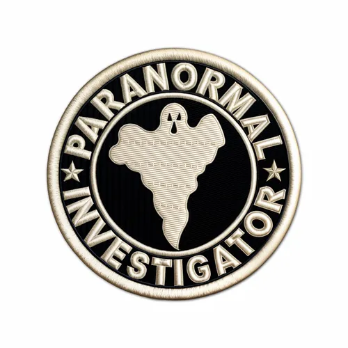 Round Paranormal Investigator Iron On Patch - Australia Promo Now