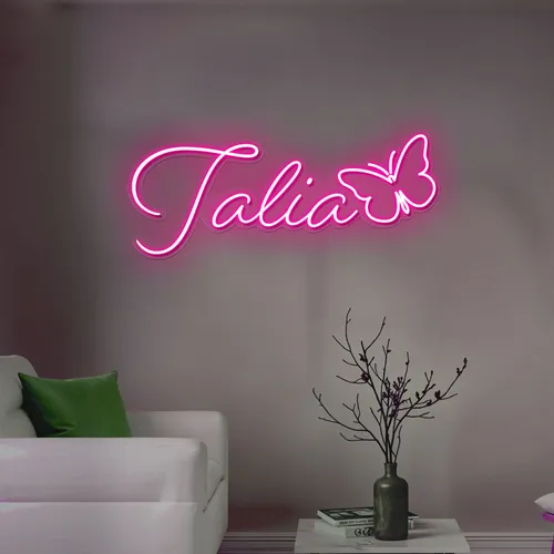 Talia Butterfly Neon Sign - Australia Promo Now