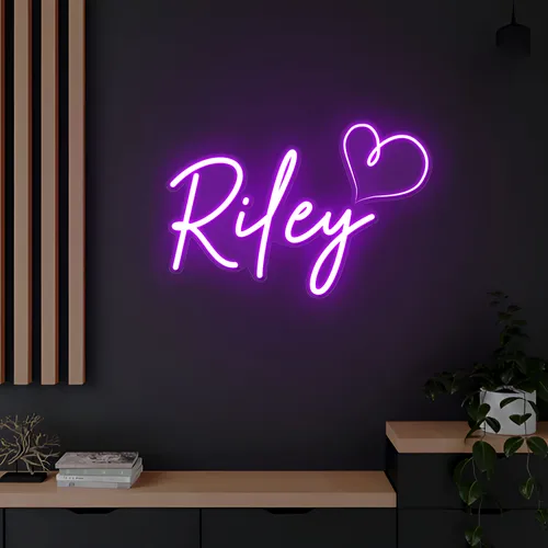 Riley Heart Neon Sign - Australia Promo Now