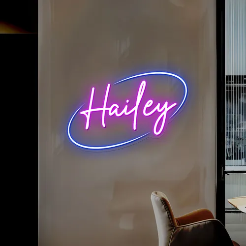 Hailey Neon Sign - Australia Promo Now