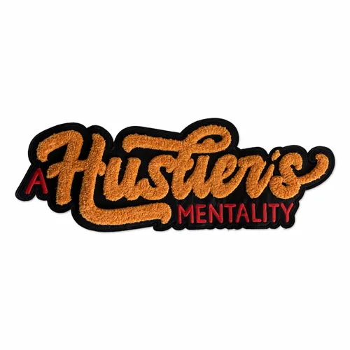 Hustler's Mentality Letterman Jacket Patch - Australia Promo Now